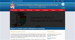 Desktop Screenshot of gyandevieducation.com