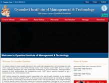 Tablet Screenshot of gyandevieducation.com